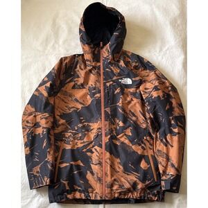 Northface 3:1 Ski Jacket Orange/Black Shell Plus Zip In Insulated Jacket Size XL